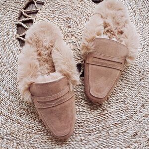 Faux Fur Slip-Ons